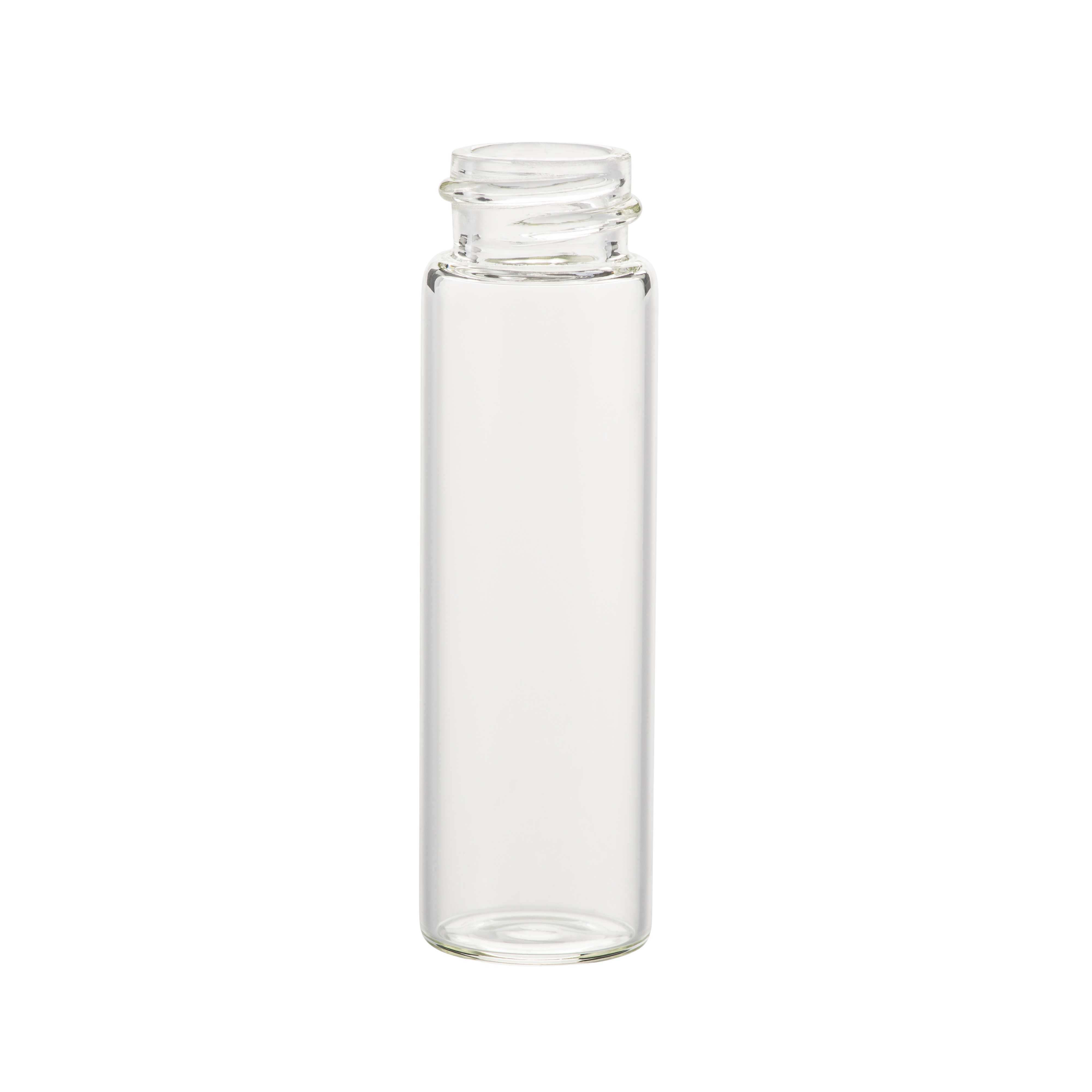 thin Glass bottle with screw top