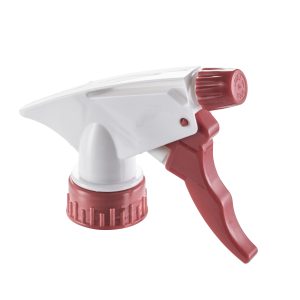 White and red spray nozzle