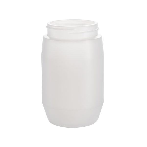 HDPE Wide Mouth Barrel Jars