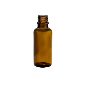 brown small vial