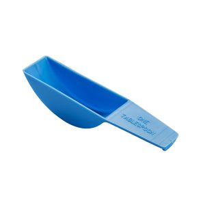 blue tablespoon scoop