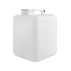 5 GALLON NAT HDPE DENSE PAK / Hedpack, 70MM CT & 13MM BLACK VENT CAP